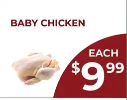 Food World Supermarket BABY CHICKEN offer