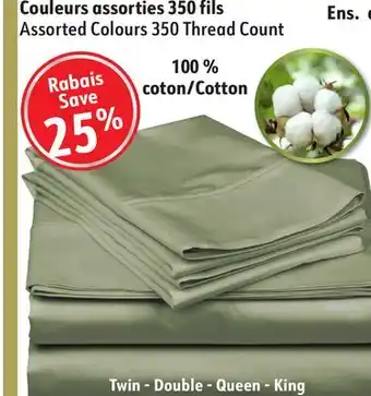 Sushi Shop Assorted Colours 350 Thread Count offer