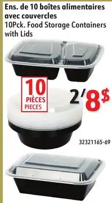 Sushi Shop 10Pck. Food Storage Containers with Lids offer