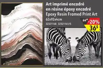 Hart Epoxy Resin Framed Print Art offer