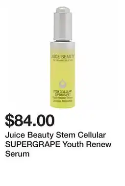 Sephora Juice Beauty Stem Cellular SUPERGRAPE Youth Renew Serum offer