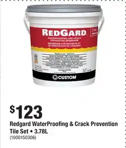 Home Depot Redgard WaterProofing & Crack Prevention Tile Set • 3.78L offer