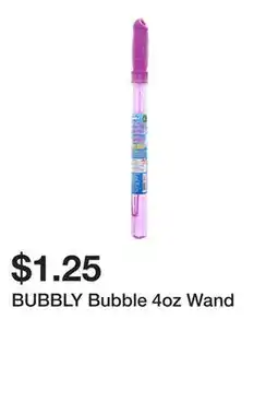 Dollarama BUBBLY Bubble 4oz Wand offer