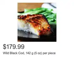 Costco Wild Black Cod, 142 g (5 oz) per piece offer