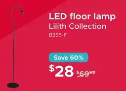 Bath Depot LED floor lamp Lilith Collection offer