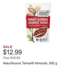 Costco NaturSource Tamari Almonds, 950 g offer