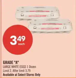 Shoppers Drug Mart GRADE A LARGE WHITE EGGS 1 Dozen offer