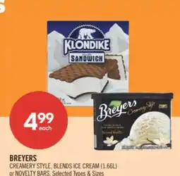 Shoppers Drug Mart BREYERS CREAMERY STYLE BLENDS ICE CREAM offer