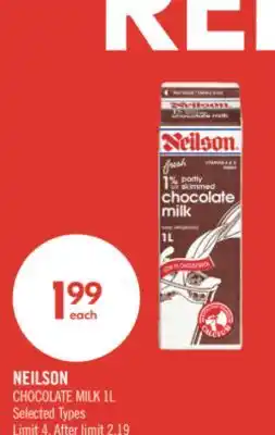 Shoppers Drug Mart NEILSON CHOCOLATE MILK offer