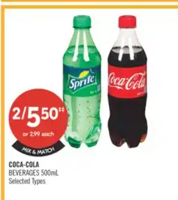 Shoppers Drug Mart COCA-COLA BEVERAGES offer