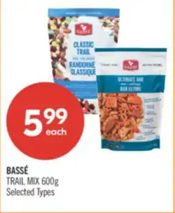 Shoppers Drug Mart BASSÉ TRAIL MIX offer