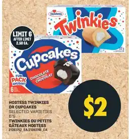 Valu-mart TWINKIES OU PETITS GÂTEAUX, 6'S HOSTESS offer
