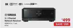 Visions Electronics YAMAHA 5.1-Channel Network Receiver offer