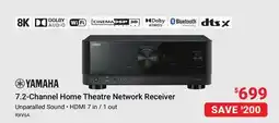 Visions Electronics Yamaha 7.2-Channel Home Theatre Network Receiver offer