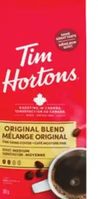 Giant Tiger Tim Hortons ground coffee offer