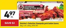 Giant Tiger Butcher's Selection Stampede pork button bones offer