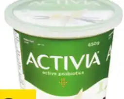 Giant Tiger Activia yogurt offer