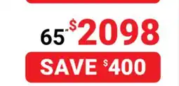 Visions Electronics Samsung LS03DA Smart TV 65 offer