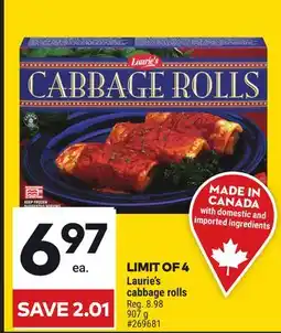 Giant Tiger Laurie's cabbage rolls offer