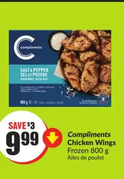 FreshCo Compliments Chicken Wings Frozen 800 g offer