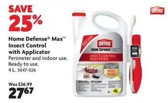 Home Hardware Home Defense Max Insect Control with Applicator offer