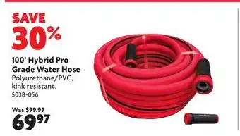 Home Hardware 100' Hybrid Pro Grade Water Hose offer