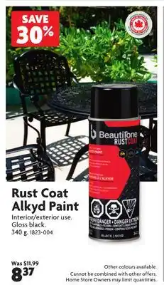 Home Hardware Rust Coat Alkyd Paint offer