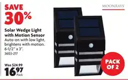 Home Hardware Solar Wedge Light with Motion Sensor offer