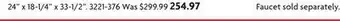Home Hardware Saffron Vanity offer