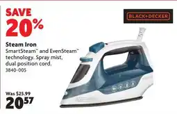 Home Hardware Steam Iron offer