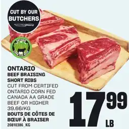 Independent City Market BOUTS DE CÔTES DE BŒUF À BRAISER offer