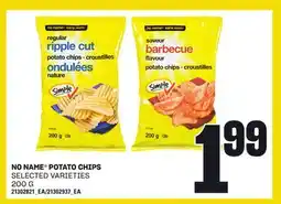 Independent City Market NO NAME POTATO CHIPS, 200 G offer