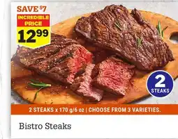 M & M Food Market Bistro Steaks offer