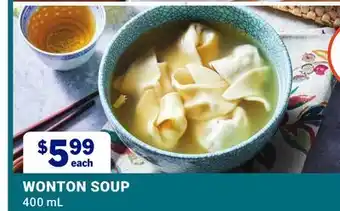 M & M Food Market WONTON SOUP offer