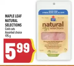 Marché Adonis MAPLE LEAF NATURAL SELECTIONS Cold cuts offer