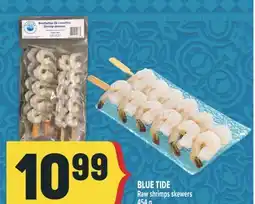 Marché Adonis BLUE TIDE Raw shrimps skewers offer