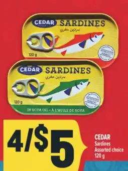 Marché Adonis CEDAR Sardines offer