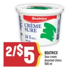 Marché Adonis BEATRICE Sour cream offer