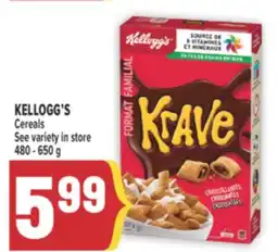 Marché Adonis KELLOGG'S Cereals offer