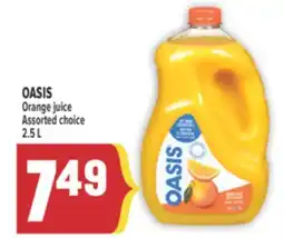 Marché Adonis OASIS Orange juice offer