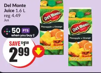 Chalo FreshCo Del Monte Juice 1.6 L offer