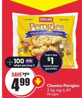 Chalo FreshCo Cheemo Perogies 2 kg offer