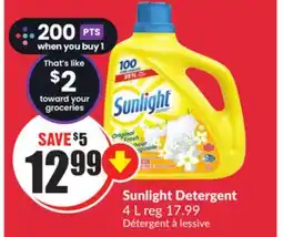 Chalo FreshCo Sunlight Detergent 4 L offer