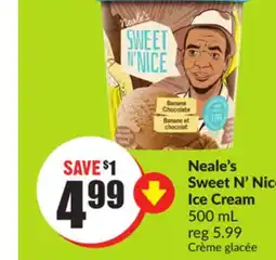 Chalo FreshCo Neale's Sweet N'Nice Ice Cream 500 mL offer