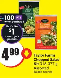 Chalo FreshCo Taylor Farms Chopped Salad Kit 316-377 g Assorted offer