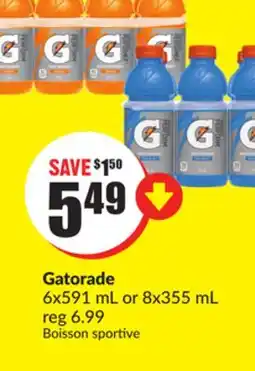 Chalo FreshCo Gatorade 6x591 mL or 8x355 mL offer