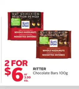 Rexall RITTER Chocolate Bars offer