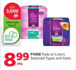 Rexall POISE Pads or Liners offer