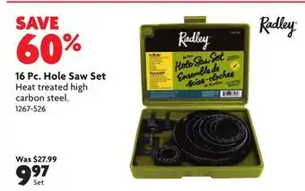 Home Hardware 16 Pc. Hole Saw Set offer