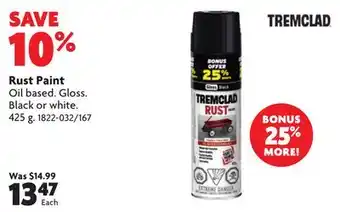 Home Hardware Rust Paint offer